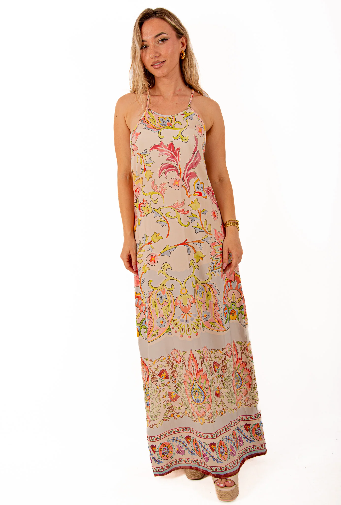 Φωτογραφία προϊόντος: Ellen Φόρεμα Ίσια Γραμμή Floral Floral