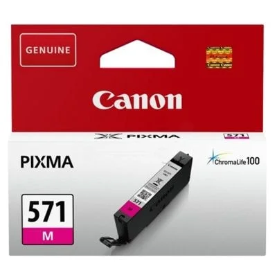 Φωτογραφία προϊόντος: Γνήσιο μελάνι Canon CLI-571 M (0387C001) (Magenta)