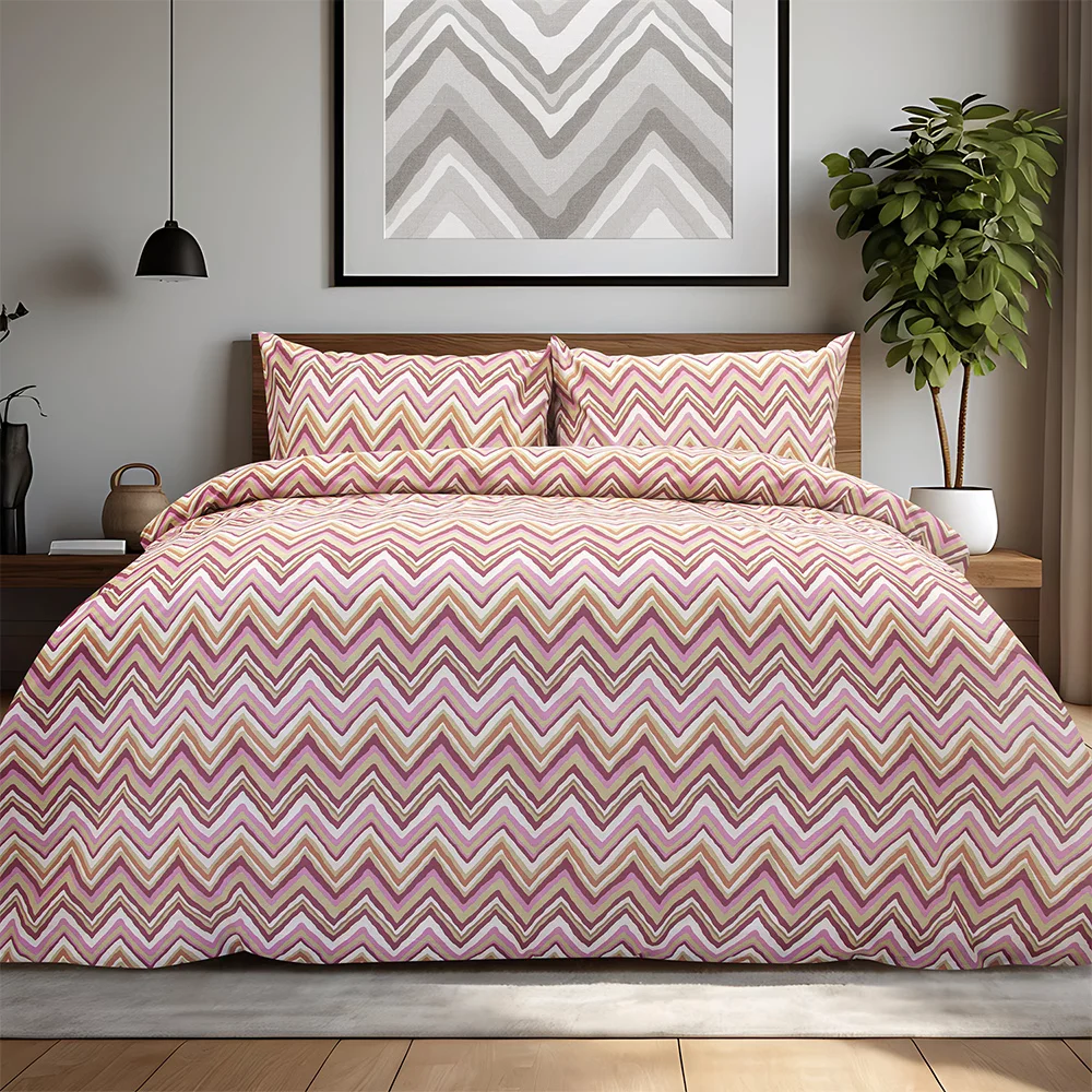 Φωτογραφία προϊόντος: Lino Home LINO Σετ Σεντόνια Υπέρδιπλα με Λάστιχο (165x200+32) Flots Ροζ
