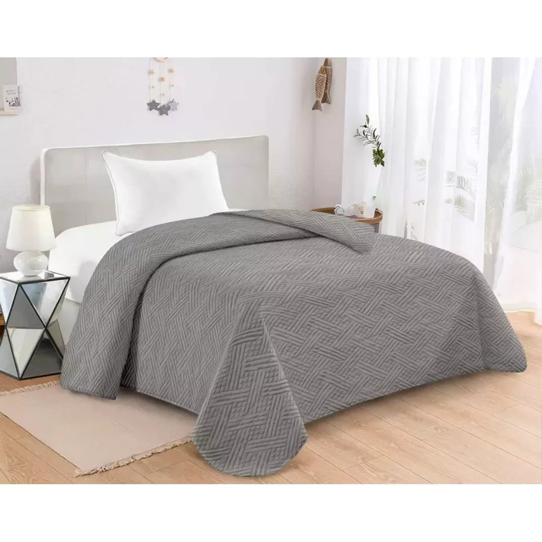 Φωτογραφία προϊόντος: AdamHome ΚΟΥΒΕΡΛΙ MICROFIBER ΥΠΕΡΔΙΠΛΟ 220X240 ADAM HOME GLORIΑ GREY - 220Χ240
