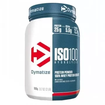 Φωτογραφία προϊόντος: Dymatize ISO 100 Hydrolyzed Πρωτεΐνη Ορού Γάλακτος Χωρίς Γλουτένη με Γεύση Fudge Brownie 932gr