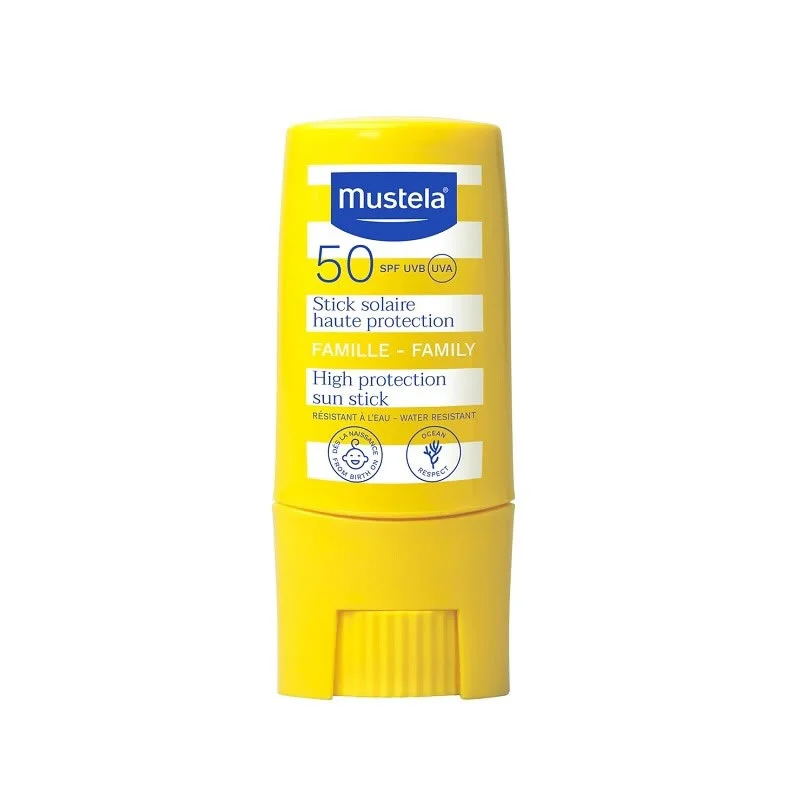 Φωτογραφία προϊόντος: Mustela High Protection Sun Stick SPF50 Αντηλιακό Στικ Προσώπου-Σώματος 9ml