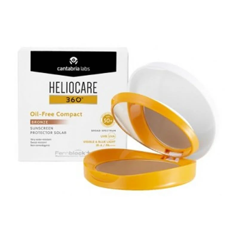 Φωτογραφία προϊόντος: Heliocare Αντηλιακό Make Up Προσώπου Oil-Free Compact Bronze SPF50 10gr
