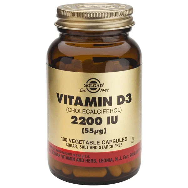 Φωτογραφία προϊόντος: Solgar Vitamin D3 2200IU-100caps