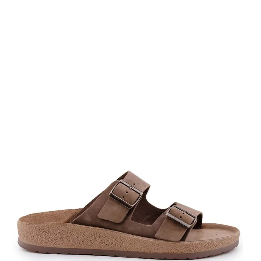 Φωτογραφία προϊόντος: Fantasy Sandals Leonidas Ανδρικές Παντόφλες Καφέ