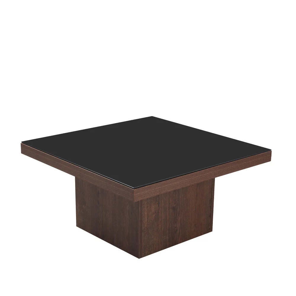 Φωτογραφία προϊόντος: NUEZ COFFEE TABLE ΚΑΡΥΔΙ ΜΑΥΡΟ 79x79x40cm