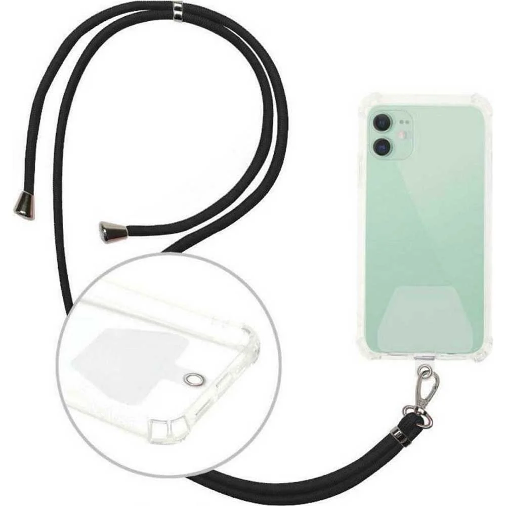 Φωτογραφία προϊόντος: OEM Universal Neck Strap For Phones Black