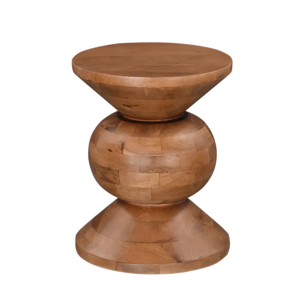 Φωτογραφία προϊόντος: PEARL SIDE TABLE ΦΥΣΙΚΟ 40x40x52cm