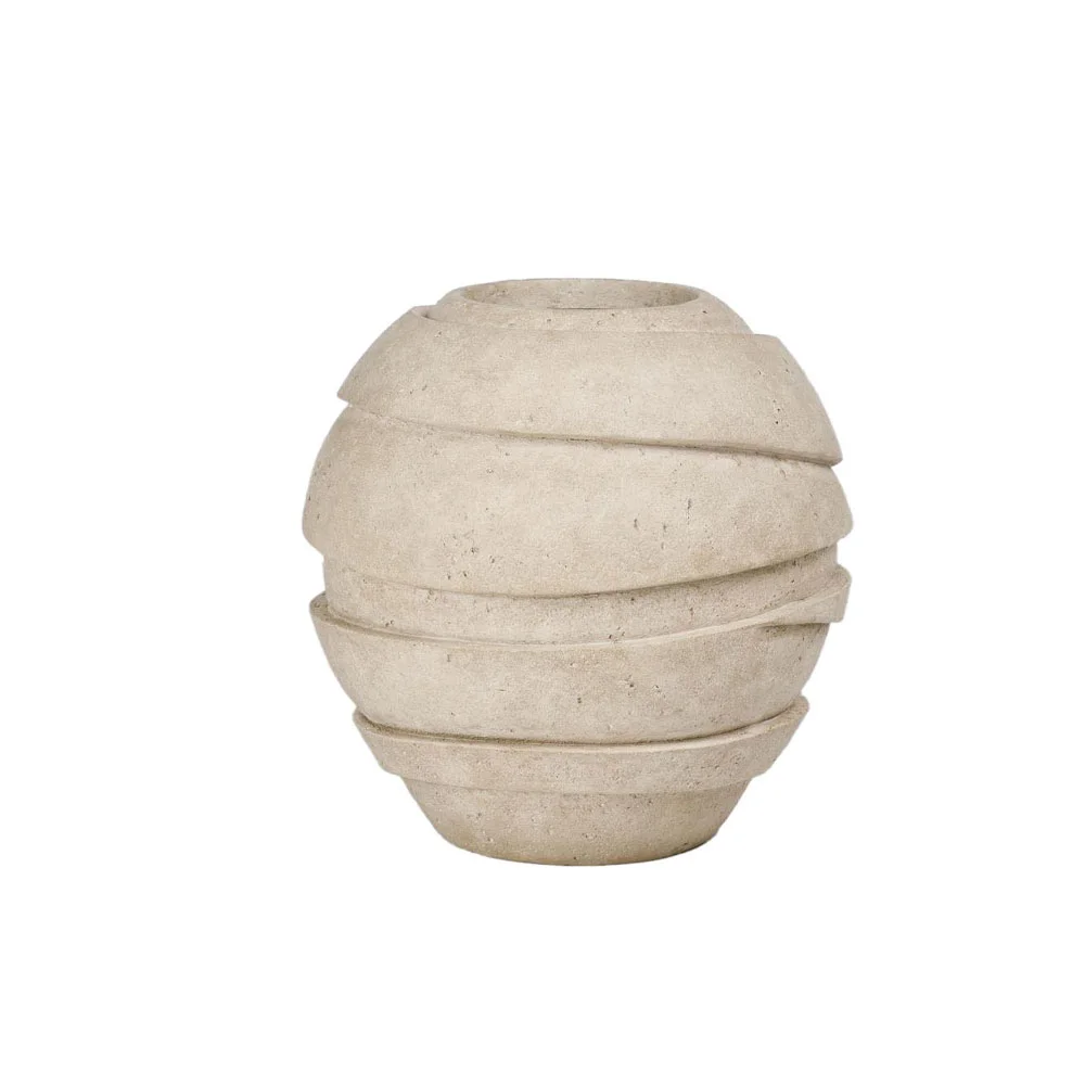 Φωτογραφία προϊόντος: GLOBO ΒΑΖΟ 31.4x31.4x31.7cm RESIN ΜΠΕΖ