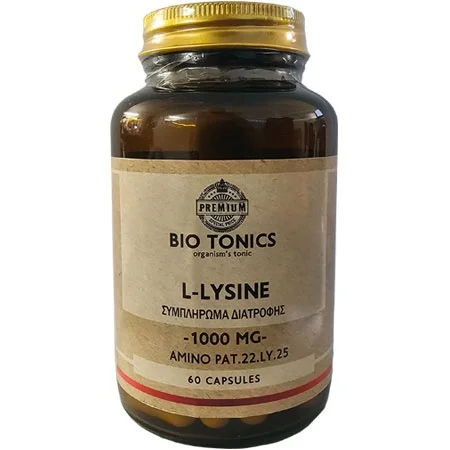 Φωτογραφία προϊόντος: L-Lysine 1000 mg 60 caps BioTonics