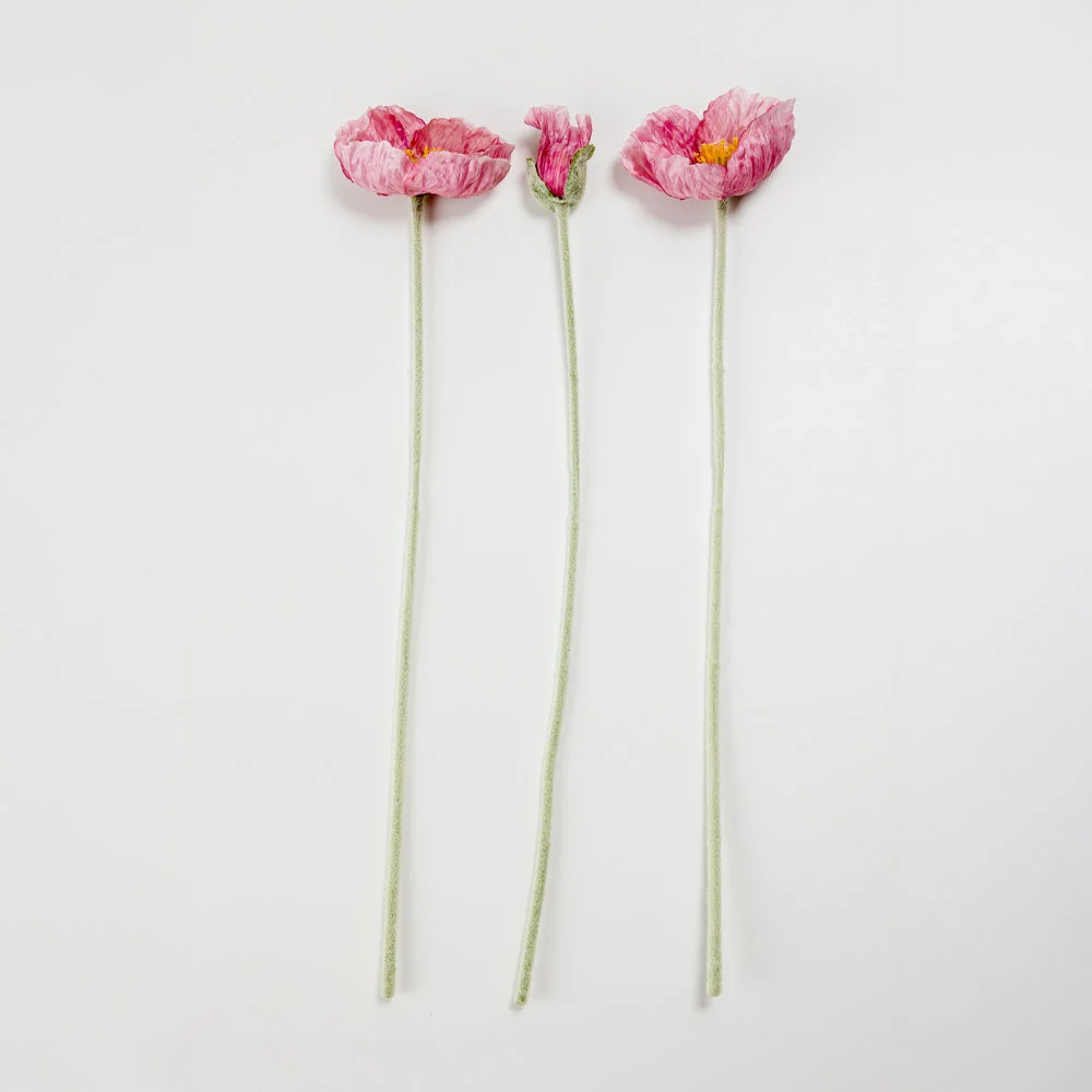 Φωτογραφία προϊόντος: POPPY ΛΟΥΛΟΥΔΙ ΤΕΧΝΗΤΟ 61cm POLYESTER ΡΟΖ ΣΚΟΥΡΟ