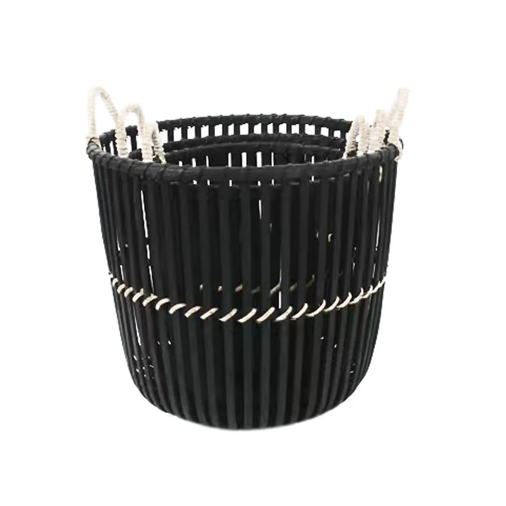 Φωτογραφία προϊόντος: NUBIA ΚΑΛΑΘΙ SET 3ΤΜΧ 37x37x33cm BAMBOO ΜΑΥΡΟ ΦΥΣΙΚΟ ΣΧΟΙΝΙ
