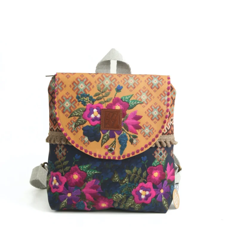 Φωτογραφία προϊόντος: Lazy Dayz LazyDayz Aphrodite Grandma’s Pansies small backpack