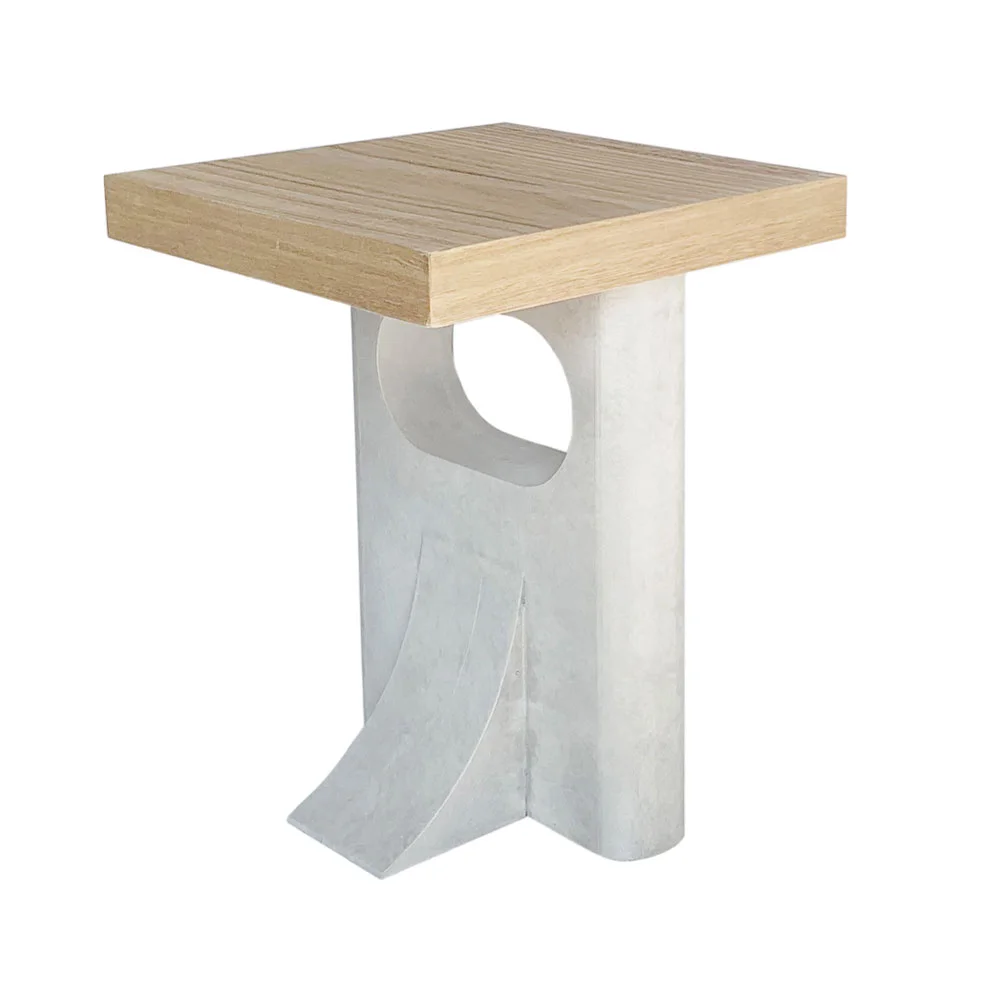 Φωτογραφία προϊόντος: PILONAS SIDE TABLE ΦΥΣΙΚΟ ΓΚΡΙ ΑΝΟΙΧΤΟ 40x40x50cm