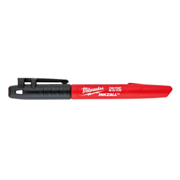 Φωτογραφία προϊόντος: MILWAUKEE 48223100 Inkzall Μαρκαδόρος Μαύρος Ανεξίτηλος με Λεπτή Μύτη 1mm