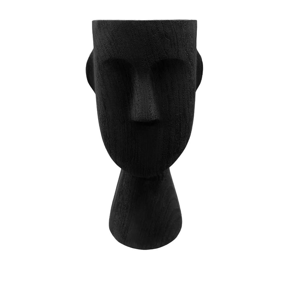 Φωτογραφία προϊόντος: POLYFACE ΒΑΖΟ 26x7.8x25cm POLYRESIN ΜΑΥΡΟ