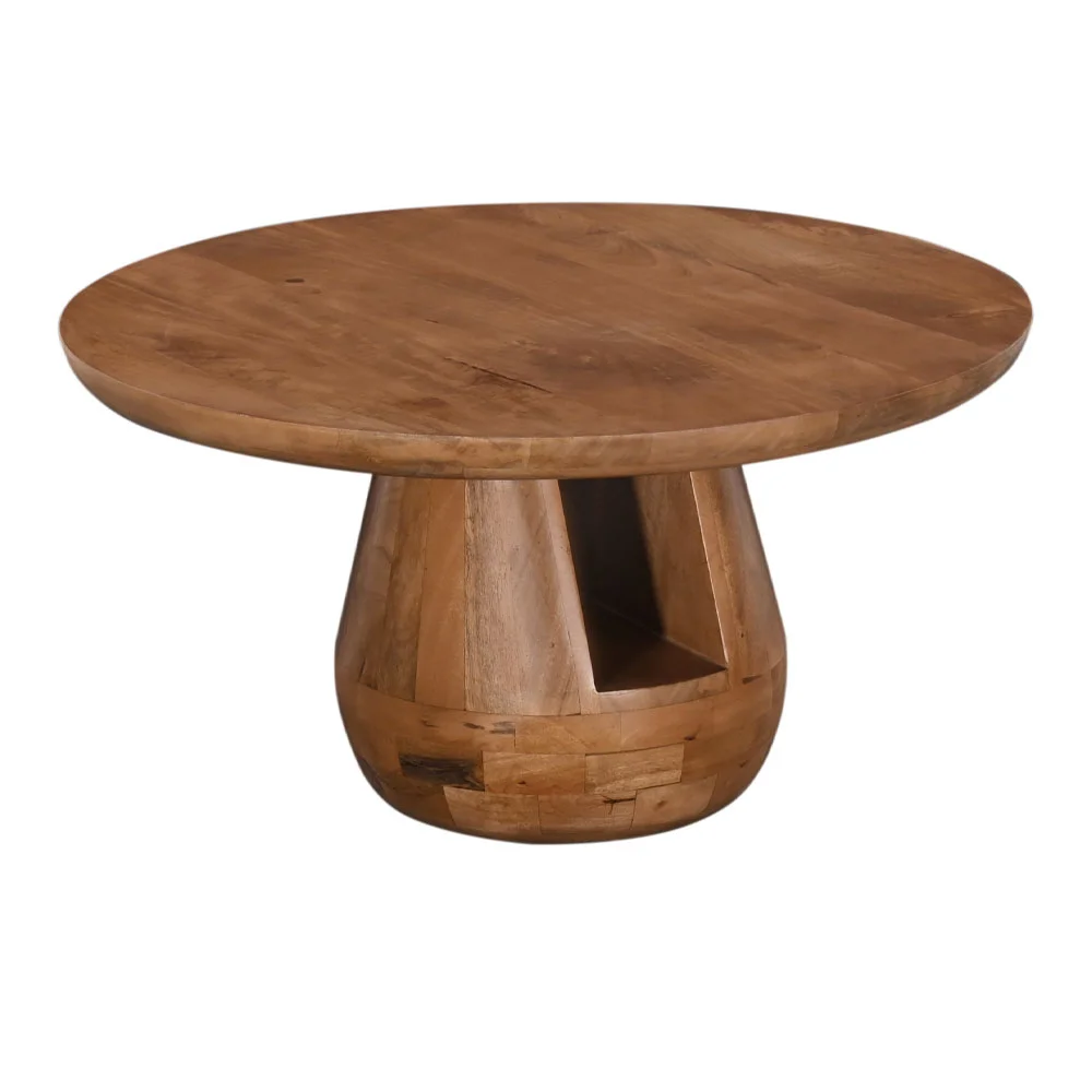 Φωτογραφία προϊόντος: GATE COFFEE TABLE ΦΥΣΙΚΟ 80x80x40cm