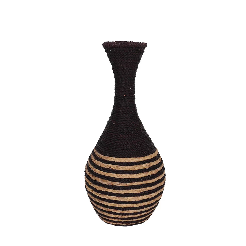 Φωτογραφία προϊόντος: NUBIA ΒΑΖΟ 24x24x54cm ΜΕΤΑΛΛΟ ΜΑΥΡΟ ΦΥΣΙΚΟ ΣΧΟΙΝΙ