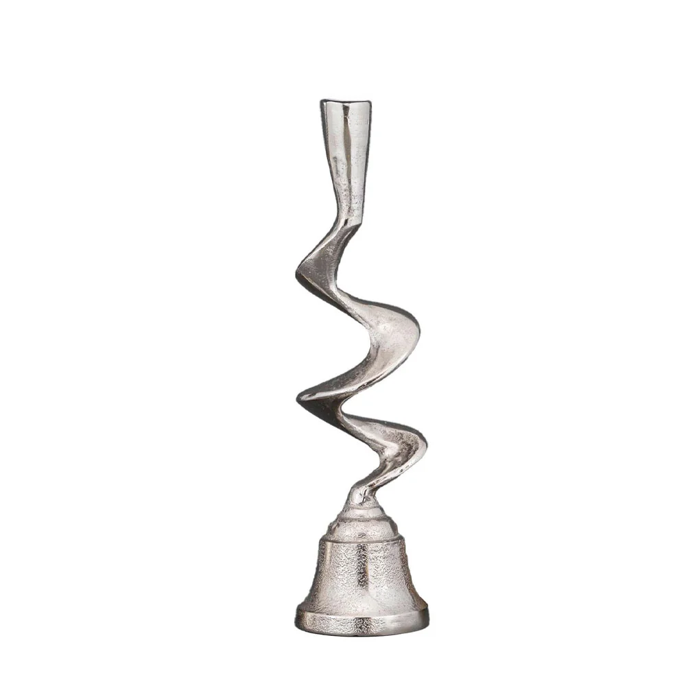 Φωτογραφία προϊόντος: FLAMME ΚΗΡΟΠΗΓΙΟ 11.5x11.5x45cm ΑΛΟΥΜΙΝΙΟ ΑΣΗΜΙ