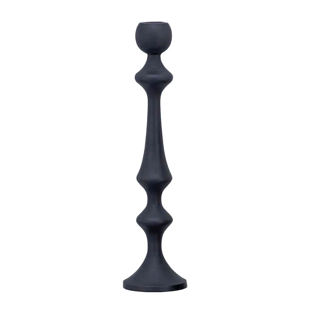 Φωτογραφία προϊόντος: ELEGANT ΚΗΡΟΠΗΓΙΟ 8x8x34cm ΑΛΟΥΜΙΝΙΟ ΜΑΥΡΟ