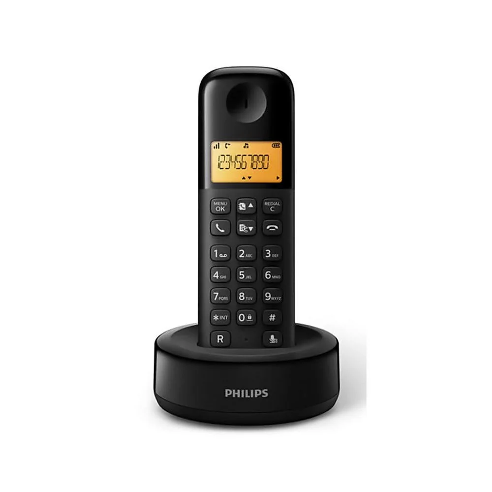 Φωτογραφία προϊόντος: Philips Ασύρματο Τηλέφωνο D1601B34 Μαύρο
