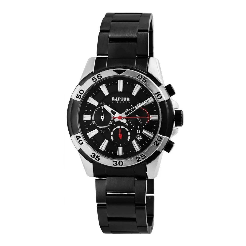Φωτογραφία προϊόντος: Raptor Lifestyle Watches Raptor Chem, Men's Watch, Black Stainless Steel Bracelet RA20272-002