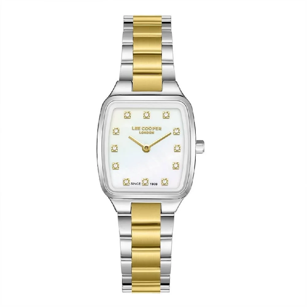 Φωτογραφία προϊόντος: Lee Cooper Watches Lee Cooper 8266 Women's Watch Gold / Silver Metallic Bracelet LC08266.220