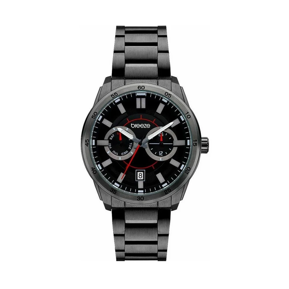 Φωτογραφία προϊόντος: Breeze Mantrix, Men's Watch, Black Stainless Steel Bracelet 812122.4
