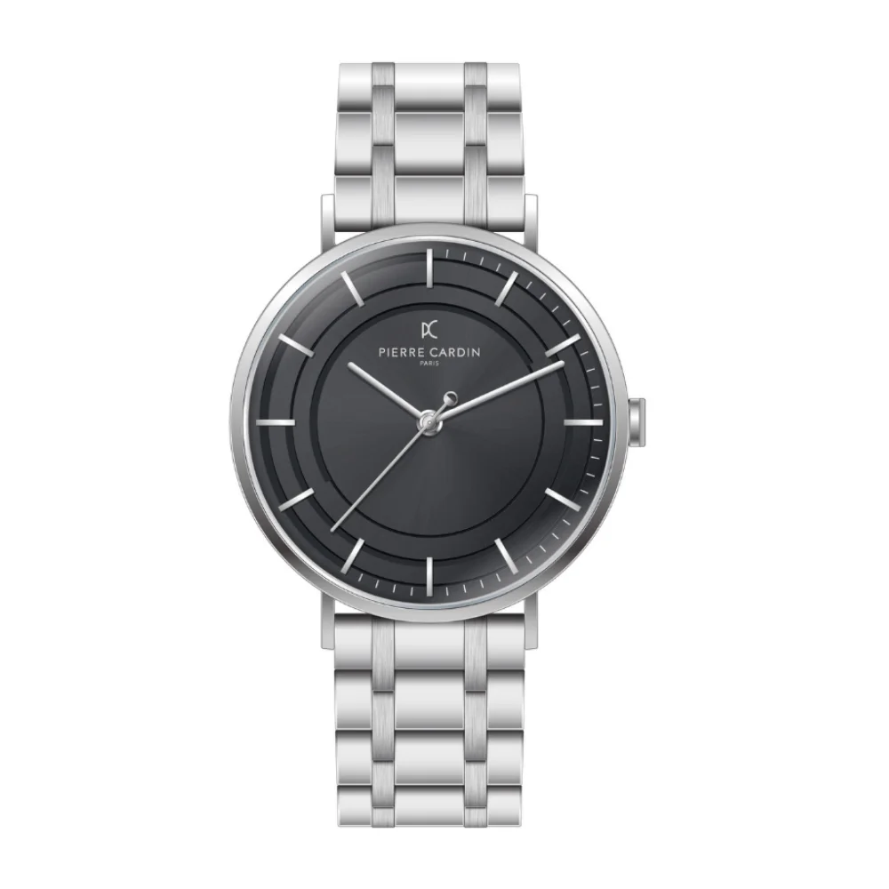 Φωτογραφία προϊόντος: Pierre Cardin Bonne Nouvelle Arena, Men's Watch, Silver Stainless Steel Bracelet CBN.3033