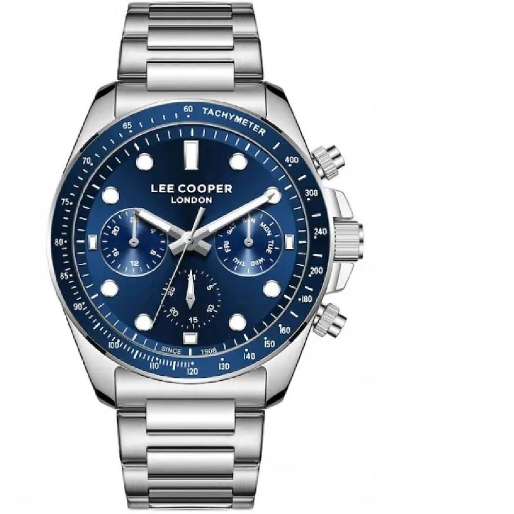 Φωτογραφία προϊόντος: Lee Cooper Watches Lee Cooper Men's Watch Silver Metallic Bracelet LC08215.390