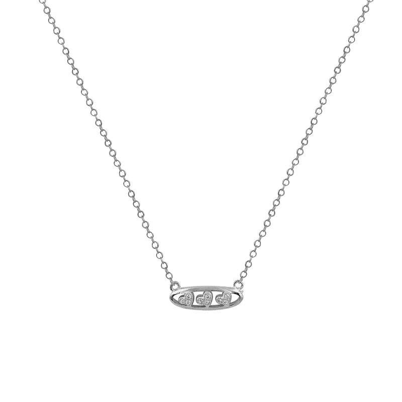 Φωτογραφία προϊόντος: Tasoulis Jewellery Collection Ασημένιο 925 Kολιέ 9635-LS-K027TW