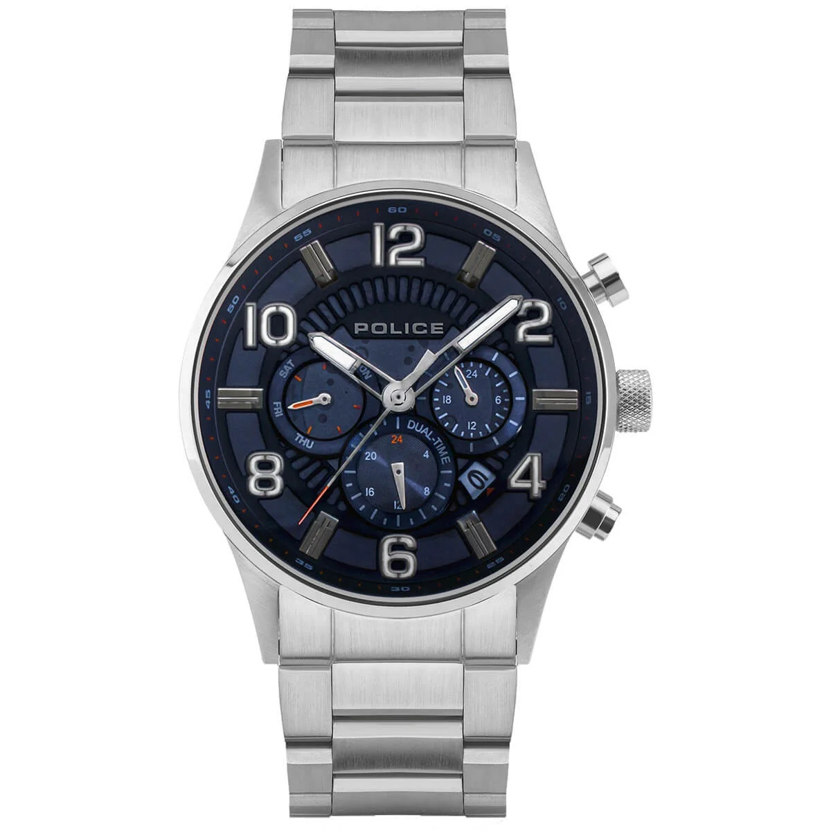 Φωτογραφία προϊόντος: Police Addis, Men's Watch, Silver Stainless Steel Bracelet PEWJK2203101