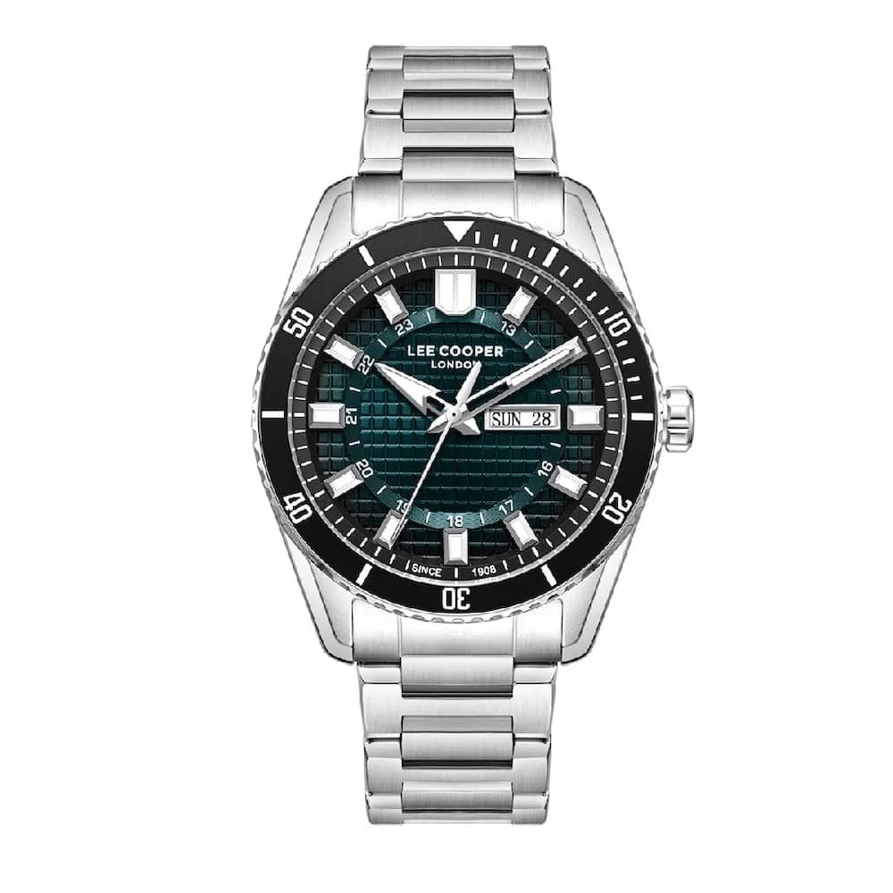 Φωτογραφία προϊόντος: Lee Cooper Watches Lee Cooper 8314 Men's Watch Silver Metallic Bracelet LC08314.370