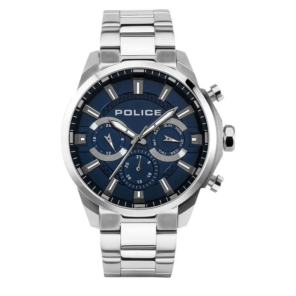 Φωτογραφία προϊόντος: Police Menelik, Men's Watch, Silver Stainless Steel Bracelet PEWJK2204203