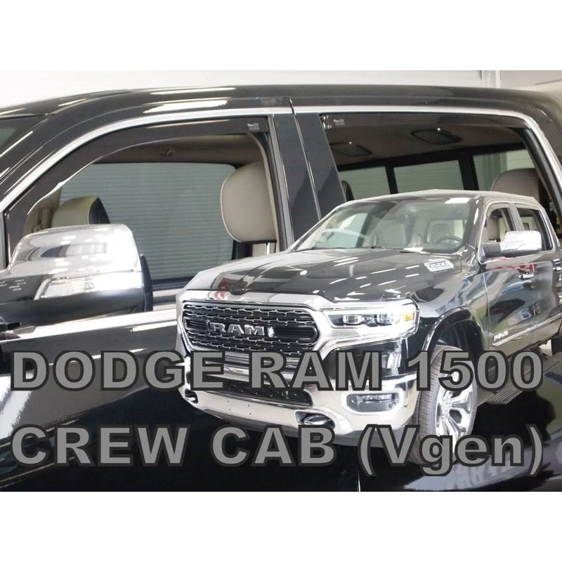 Φωτογραφία προϊόντος: DODGE RAM 1500 CREW CAB (ΔΙΠΛΟΚΑΜΠΙΝΟ) 4D 2019+ ΣΕΤ ΑΝΕΜΟΘΡΑΥΣΤΕΣ ΑΥΤΟΚΙΝΗΤΟΥ ΑΠΟ ΕΥΚΑΜΠΤΟ ΦΙΜΕ ΠΛΑΣΤΙΚΟ HEKO - 4 ΤΕΜ.