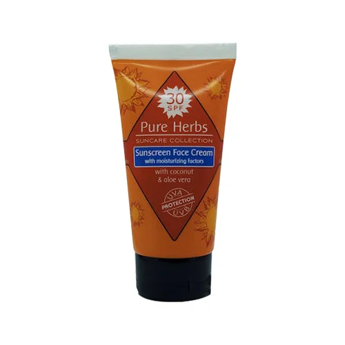 Φωτογραφία προϊόντος: Sunscreen Face Cream with Coconut + Aloe Vera 30 SPF 50ml