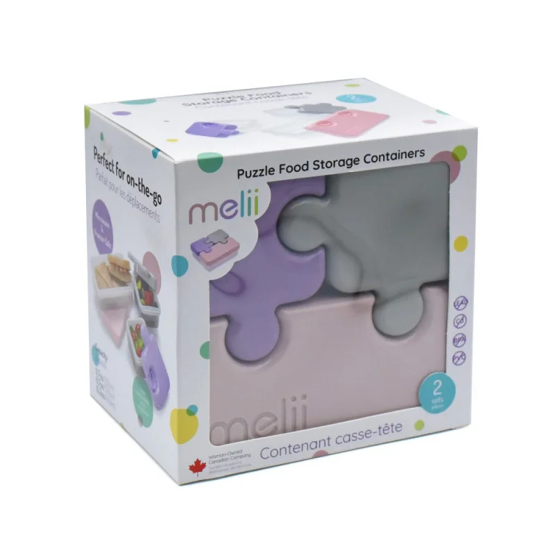 Φωτογραφία προϊόντος: Melli - Φαγητοδοχείο Puzzle Bento 2 τεμάχια - GIRL