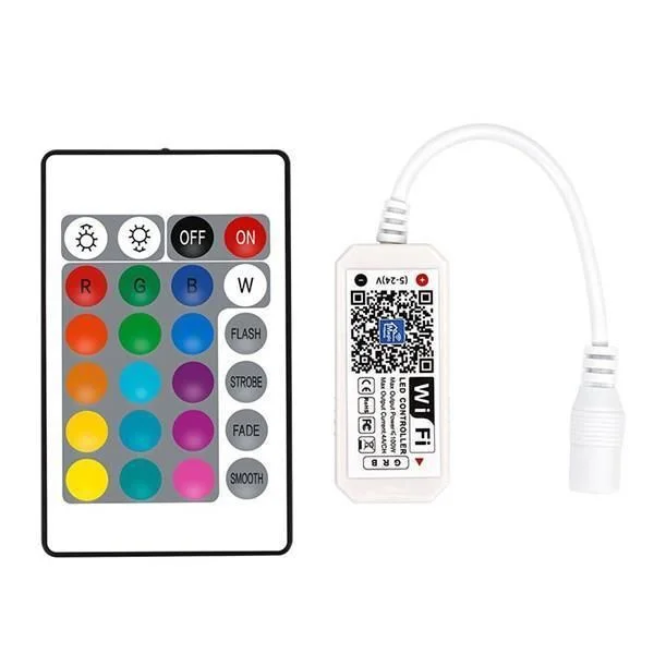 Φωτογραφία προϊόντος: ΑΣΥΡΜΑΤΟ CONTROLLER RF Wifi RGB 12A DC 12V-120W 24V-240W(MAX)