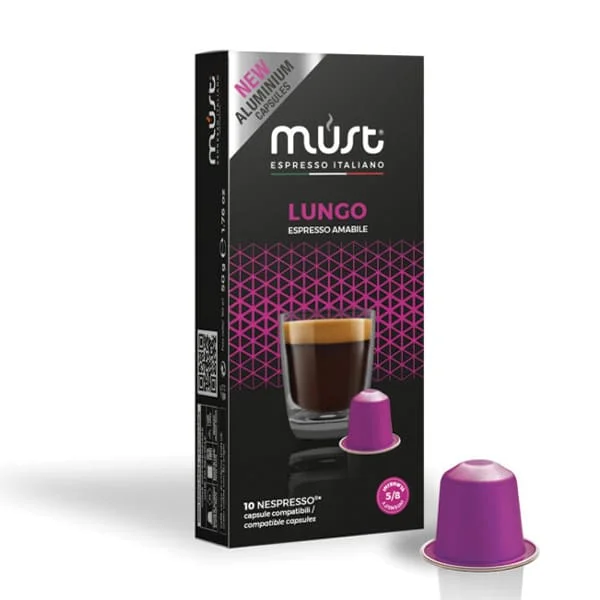 Φωτογραφία προϊόντος: Must Lungo Aluminium 10 τμχ | Nespresso