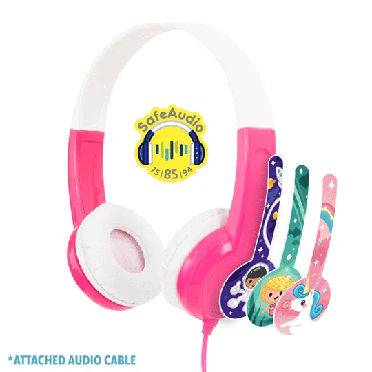 Φωτογραφία προϊόντος: ΑΚΟΥΣΤΙΚΑ ΠΑΙΔΙΚΑ BUDDYPHONES DISCOVER PINK