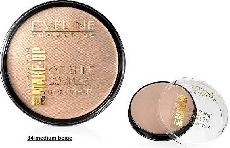 Φωτογραφία προϊόντος: ΠΟΥΔΡΑ ΜΕ ΜΕΤΑΞΙ MINERAL MATTIFYING - (ΕΠ 34) - Eveline