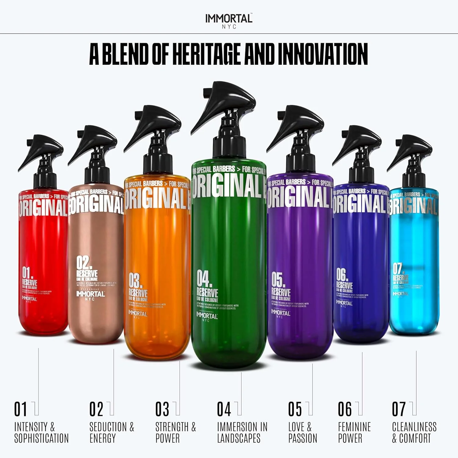 Φωτογραφία προϊόντος: IMMORTAL NYC RESERVE COLOGNE 500ML