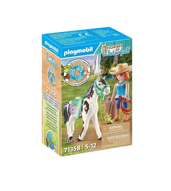Φωτογραφία προϊόντος: Playmobil Horses Of Waterfall Η Ellie Με Το Άλογo Sawdust 71358