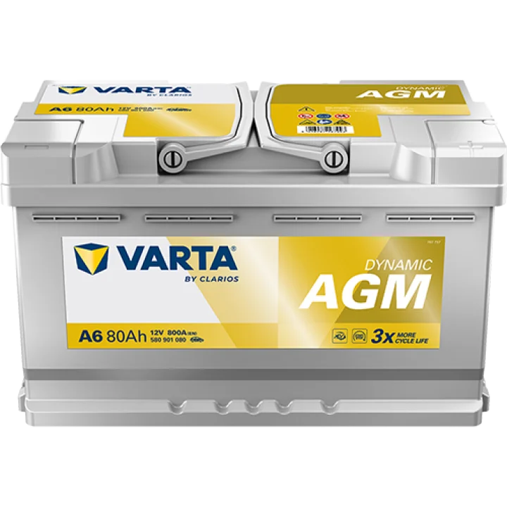 Φωτογραφία προϊόντος: Varta Silver Dynamic Agm A6(F21) 12V 80Ah