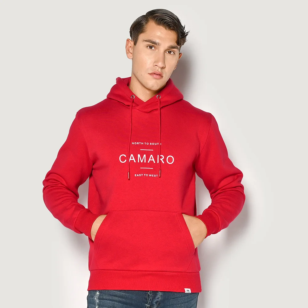 Φωτογραφία προϊόντος: ΑΝΔΡΙΚΟ ΦΟΥΤΕΡ CAMARO ΜΕ BRANDED ΤΥΠΩΜΑ ΜΕ ΚΟΥΚΟΥΛΑ ΚΟΚΚΙΝΟ