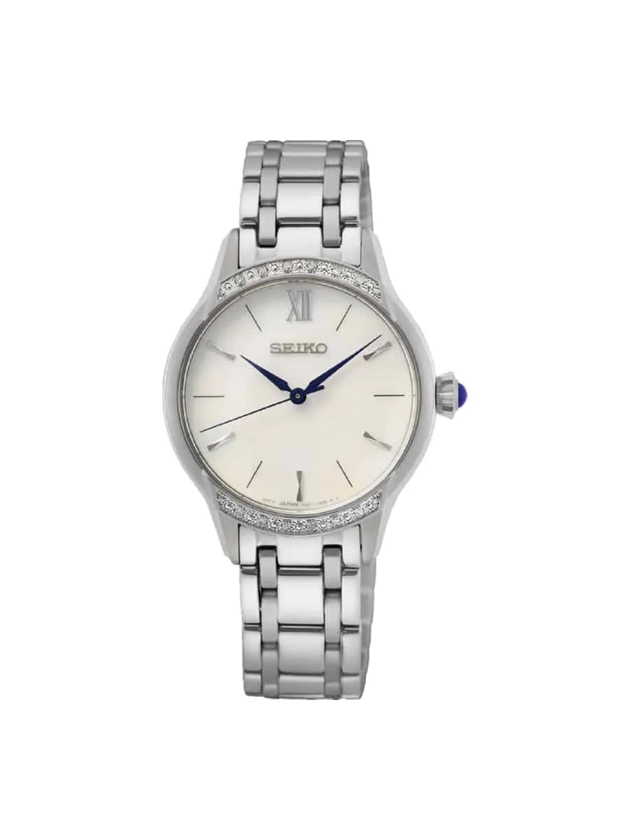 Φωτογραφία προϊόντος: Γυναικείο Seiko SRZ543P1 Caprice ασημί μπρασελέ