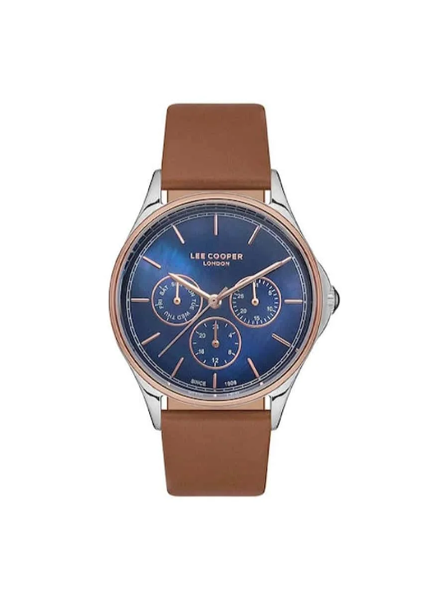 Φωτογραφία προϊόντος: Lee Cooper LC07204.592 καφέ δερμάτινο λουράκι