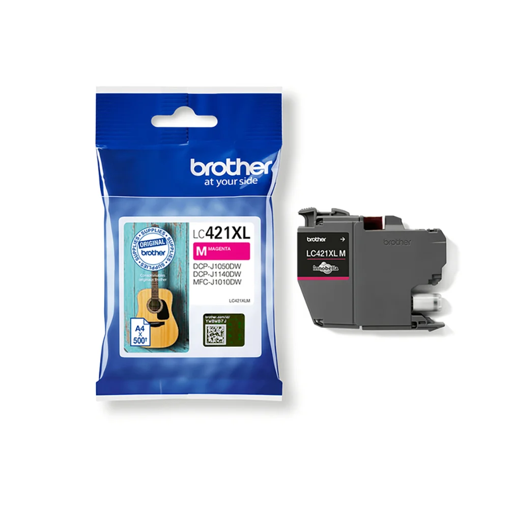 Φωτογραφία προϊόντος: Brother Μελάνι Inkjet LC421 XLMagenta (LC421XLM) (BRO-LC-421XLM)