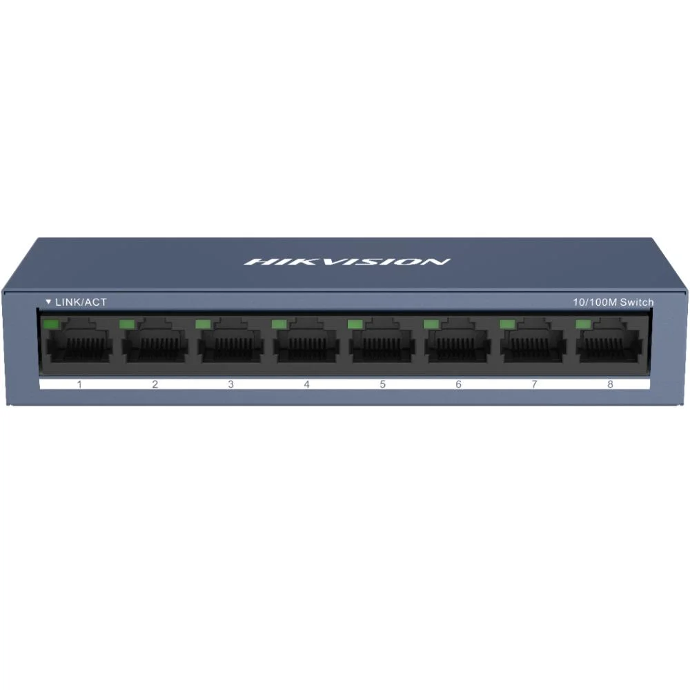 Φωτογραφία προϊόντος: Hikvision 8 Port SOHO Unmanaged Switch (DS-3E0108D-O) (HKVDS-3E0108D-O)