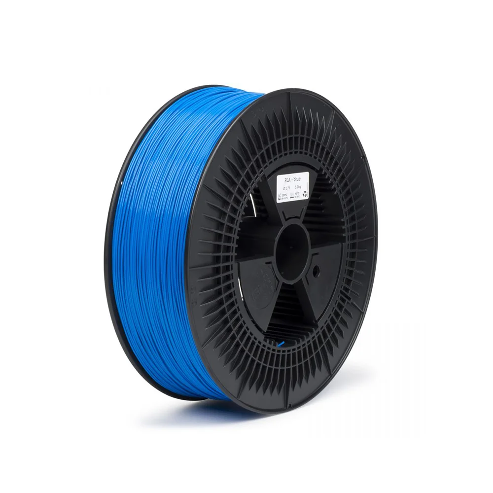 Φωτογραφία προϊόντος: REAL FILAMENTS REAL PLA 3D Printer Filament - Blue - spool of 3Kg – 1.75mm (REALPLABLUE3000MM175)